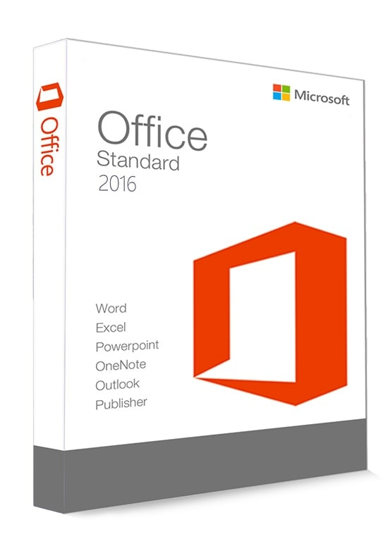 Microsoft Office 2016 Standard 4 PC